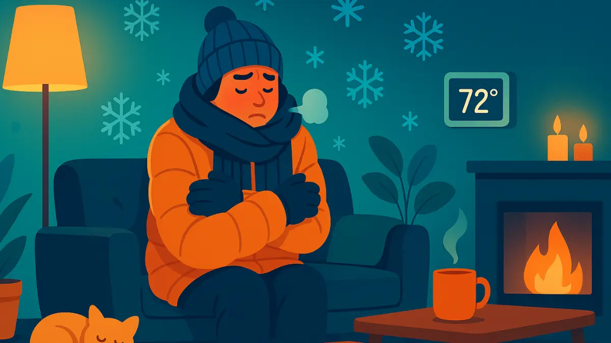 Cold intolerance and temperature sensitivity from slow metabolism