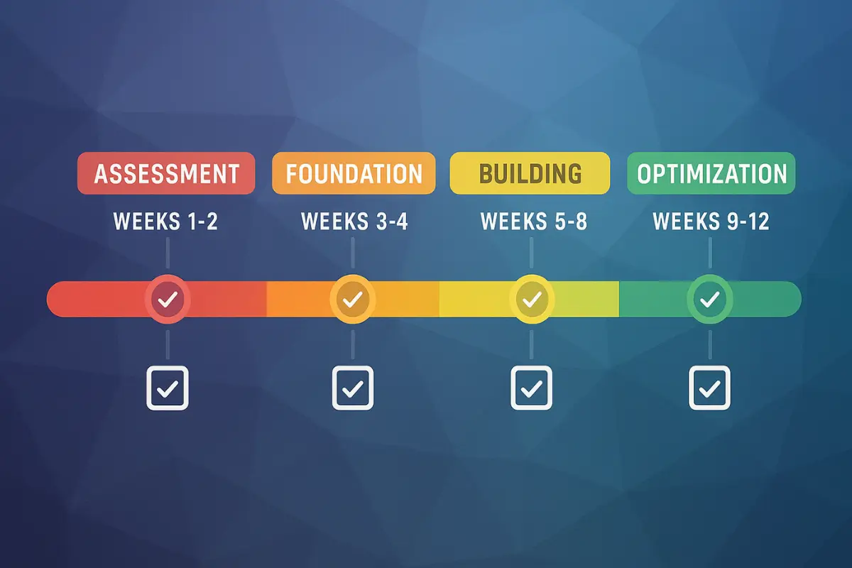 12-week timeline for creating personalized strategy when diet and exercise stop working after 35