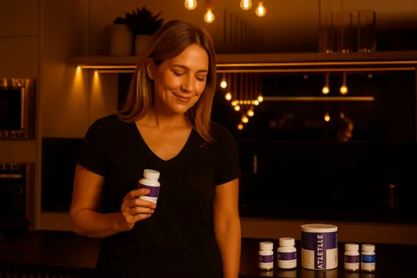 Woman experiencing liver detox benefits through natural supplementation